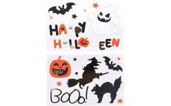 Nálepky - samolepky Šťastný Halloween BoOo! - 18 ks