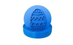 Műanyag 3D vágó húsvéti tojás - 5 cm