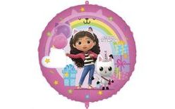 Balón fóliový Gábinin kouzelný domeček - Gabby's Dollhouse - 46 cm
