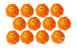 Cukrové dekorácie oranžové slniečko