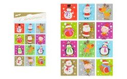 gift tags 12pcs christmas 3D glitter