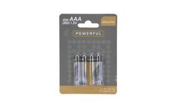 Alkalické batérie, 4x AAA 1,5 V