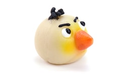 Angry Birds fehér - marcipán torta figura