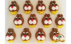 Cukrové dekorácie zajačiky