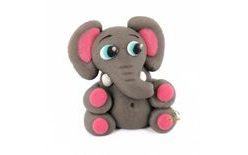 3D figúrka 60 g (slon, sloník)