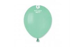 Mini latexový balónik - 13 cm – Mint zelený 1 ks