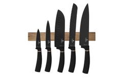 Sada nožů s magnetickým držákem 6 ks Black Rose Collection