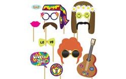 Hippie Photo Props - 12 Pieces
