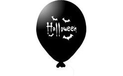 Black Halloween Balloon