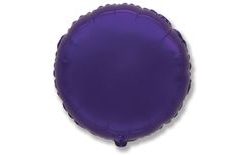 Balón foliový 45 cm Kulatý fialový
