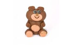Figurka 3D 60g medvídek hnědý