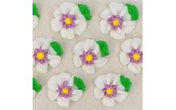 Cukrové dekorácie – veľké kvety na platíčku 21