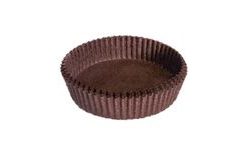 Paper basket d.80, h.20mm (full brown) 50pcs