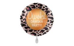 Balón foliový Divoká dámská jízda - Rozlučka se svobodou - kulatý - 43 cm