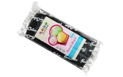 Black rolled fondant Raven Black (coloured fondant) 1 kg