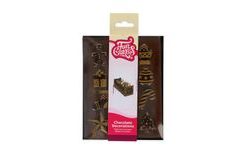 Čokoládové zdobení Vánoce zlaté - 12 ks