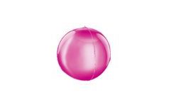 Ružový 3D okrúhly fóliový balón 62 cm