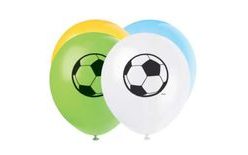 Latex balloons FOTBAL 30 cm, 8 pcs