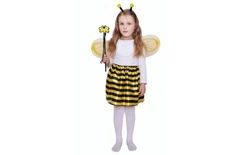 Méhecske szett (szoknya, szárnyak, fejpánt, pálca)