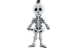 Inflatable balloon skeleton 74 cm