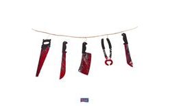 Bloody Tools Garland 180 cm - Halloween