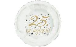 25th Birthday Balloon Circle