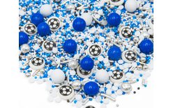 Sugar Decoration Football Blue
