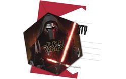 STAR WARS Invitations - The Force Awakens - 6 pcs