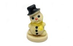 Snowman - marzipan figurine
