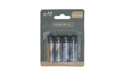 Alkalické batérie, 4x AA 1,5 V
