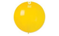 Yellow Latex Balloon 80 cm - 1 pc