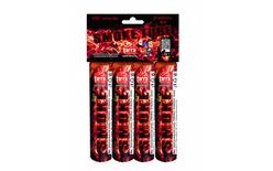 Červené dýmovnice - 4ks - 36/4