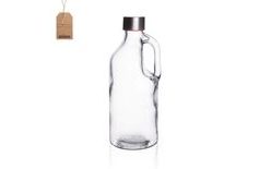 TRUELY Glass/Metal Lid Bottle 1.15 L