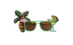 Green Hawaiian Cocktail Sunglasses