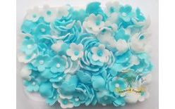 Modellezett kék virágok 20 g