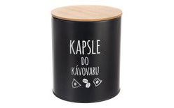 Dóza pr. 16 cm Kapsle BLACK