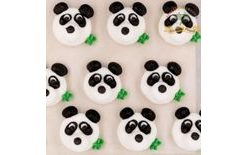 Cukrové dekorácie panda