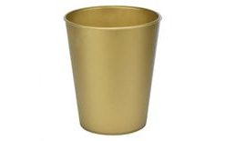 Golden Plastic Party Cup - New Year's Eve - 250 ml - 1 pc