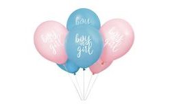 Latex léggömbök "Fiú vagy Lány" - 8db - 30 cm
