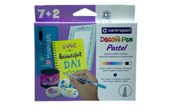 Decor Pen Pastel Marker Set - 9 pcs