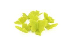 Modelovaný pastelový motýlik – limetkovo zelený (1 ks)