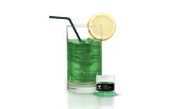 Ehető csillámpor italokba - zöld - Green Brew Glitter® - 4 g