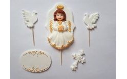 Súprava cukrových dekorácií na prvé sväté prijímanie