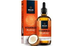 D3+K2 vitaminok kókuszolajban - 50 ml