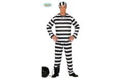 Prisoner costume, size M 48-50