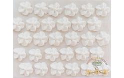 Cukrové ozdoby – kvety na platíčku 39 (svadobné)