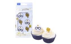 Harry Potter jedlé dekorácie na cupcakes - sada 6 ks
