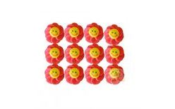 Red Sun Sugar Decorations