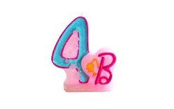 Születésnapi gyertya Barbie number 4