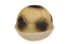 Football from marzipan 5 cm